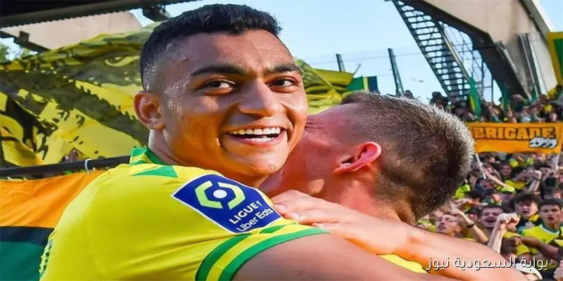 تشكيلة نانت لمباراة نيس في الدوري الفرنسي وموقف مصطفى محمد
