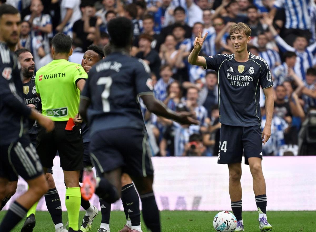 ريال مدريد يتخذ خطوة حاسمة بشأن طرد هويسن في مواجهة ريال سوسيداد
