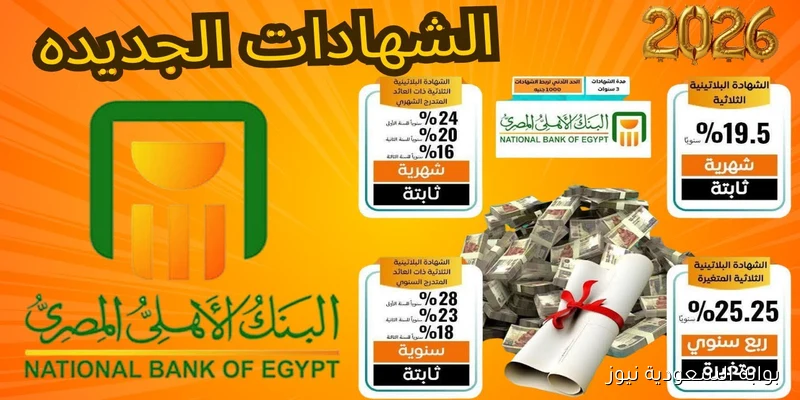 تعرف علي .. عائد شهادات البنك الأهلي 2025 الشهادة البلاتينية الشهرية والسنوية بعد تراجع سعر الفائدة 2%