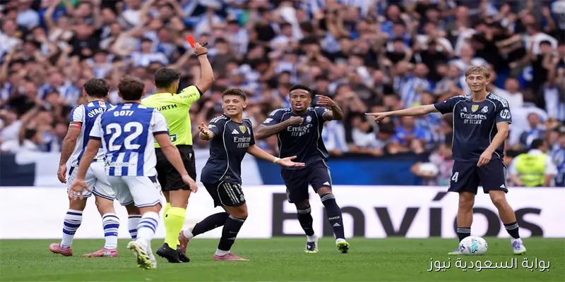 مدة غياب هويسن عن ريال مدريد بعد طرده في مباراة ريال سوسيداد