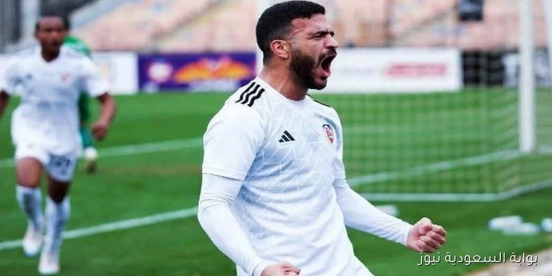 حامد حمدان يتألق كأفضل لاعب في مباراة الأهلي وبتروجيت بالدوري