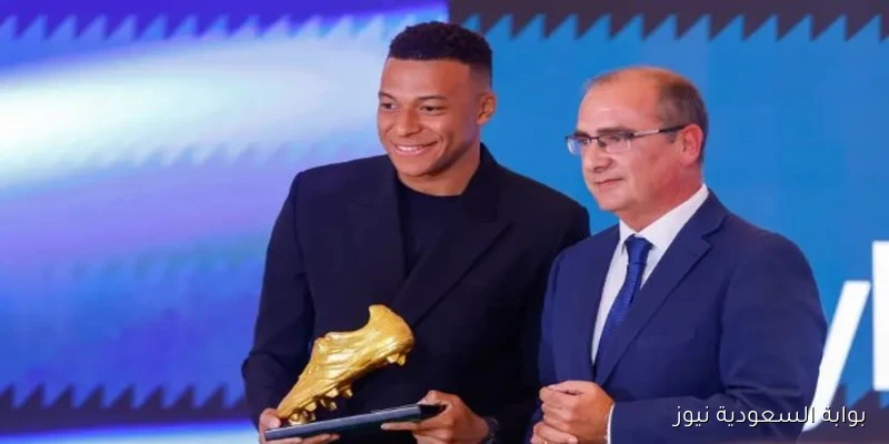 مبابي يشارك أول تعليق له بعد فوزه بجائزة الحذاء الذهبي
