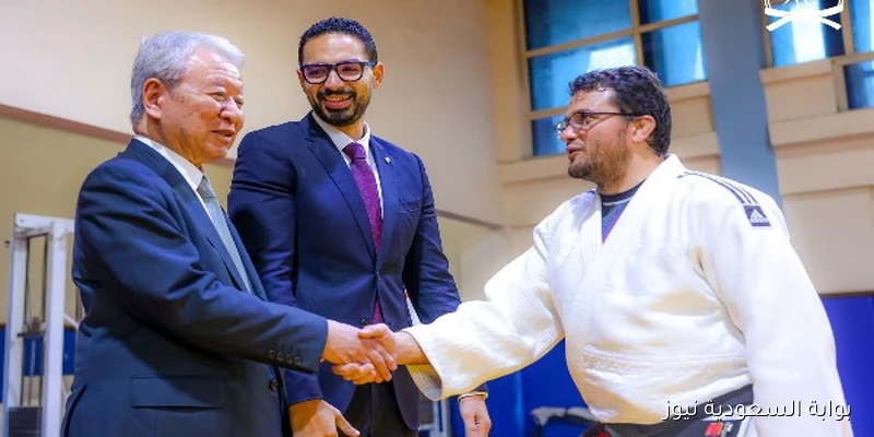 مطيع يستضيف رئيس الجايكا اليابانية لبحث سبل تطوير رياضة الجودو في مصر